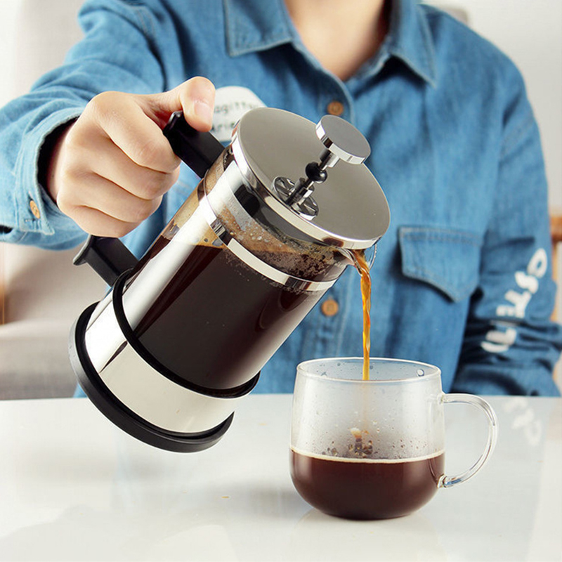Moka Pot Stove - Кофейник-френч-пресс с фильтром из высокопрочного боросиликатного