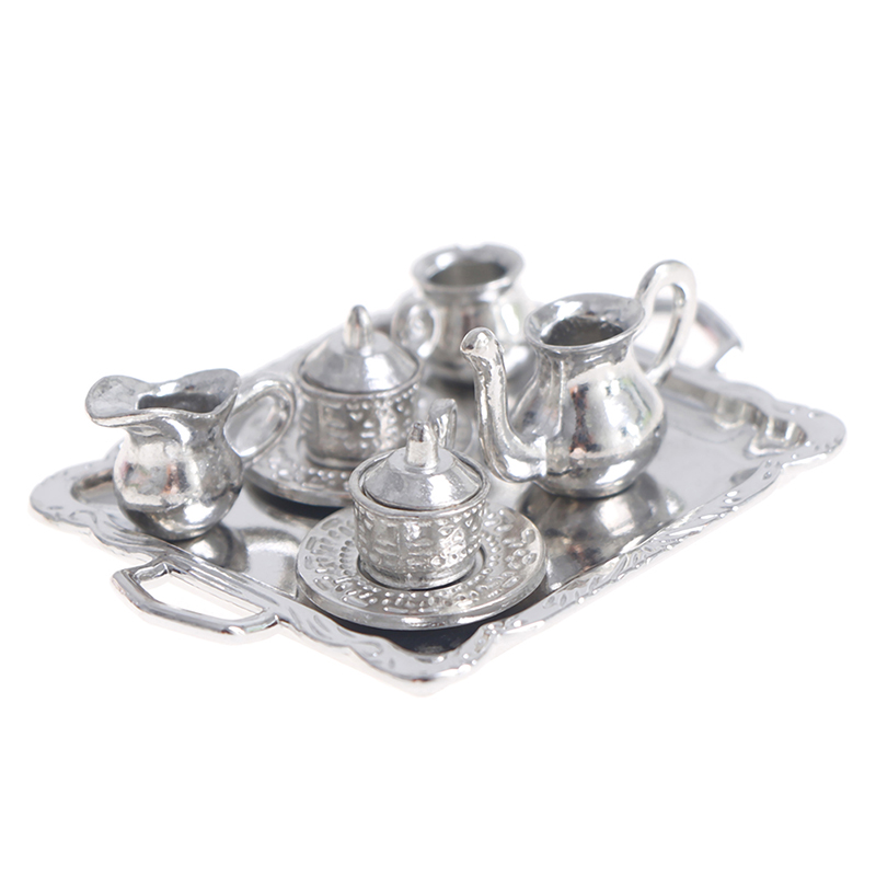 -*10 шт. 1/12 Миниатюрный сере – обзор и цена Coffee Tea And Sugar Set