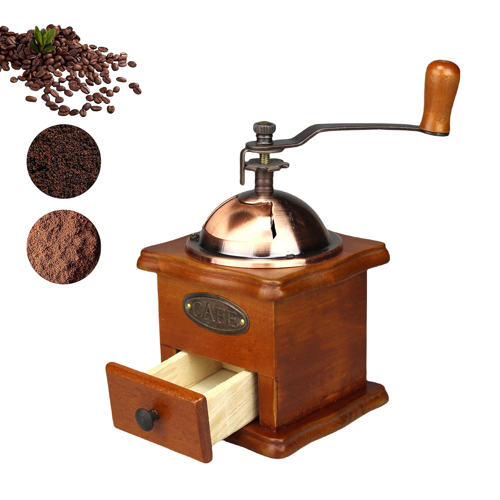 Антикварная ручная кофемолка с – обзор и цена Burr Hand Grinder