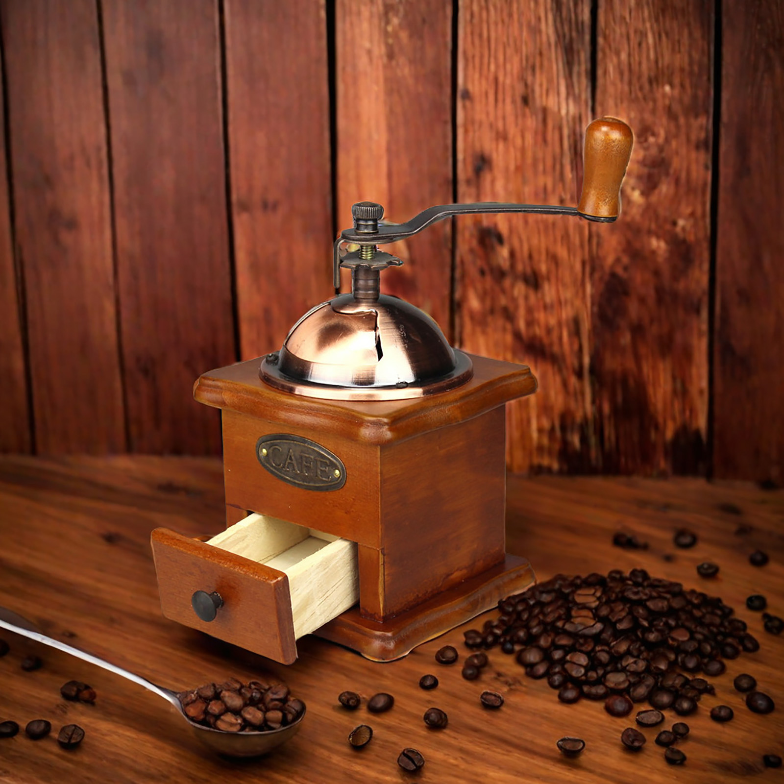 Антикварная ручная кофемолка с – обзор и цена Burr Hand Grinder